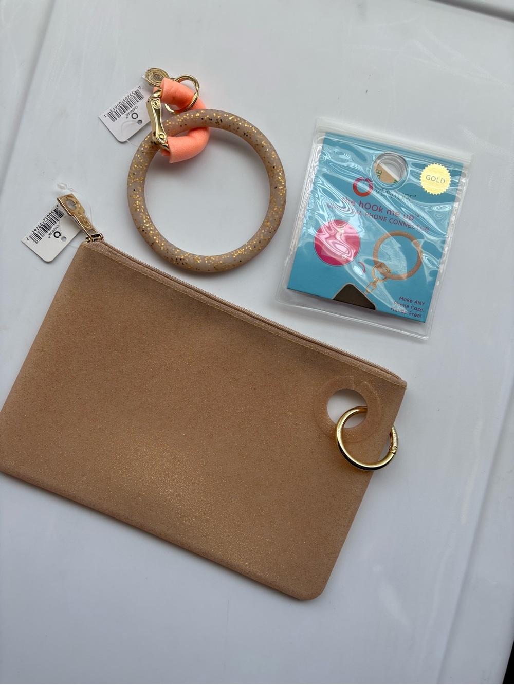 Overture wristlet clutch in champagne gold - Women’s bag clutches and wristlets - Picture 2 of 3